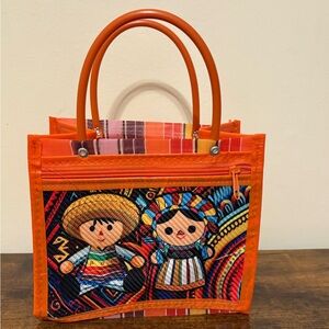 Colorful Handcrafted Tote Bag